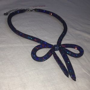 Betsy Johnson Bow Necklace
